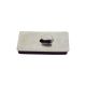 Neodymium Magnetic Pad with Hook - 2-9/32 in. x 1-9/16 in. x 9/32 in. thick - 22.05lbs Pull