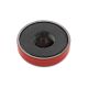 Ceramic Limpet Pot Magnet Countersunk with M6 threaded hole - 1-9/16 in. dia x 3/8 in. thick - 13.23lbs Pull