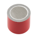 Alnico 5 Deep Pot Magnet c/w M6 threaded hole - 1-3/8 in. dia x 1-3/16 in. thick - 30.87lbs Pull