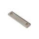 Neodymium Countersunk Channel Magnet - 2-1/4 in. x 1/2 in. x 3/16 in. thick with 2x 1/8 in. holes - 66.15lbs Pull