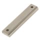 Neodymium Countersunk Channel Magnet - 2-1/4 in. x 1/2 in. x 3/16 in. thick with 2x 1/8 in. holes - 66.15lbs Pull