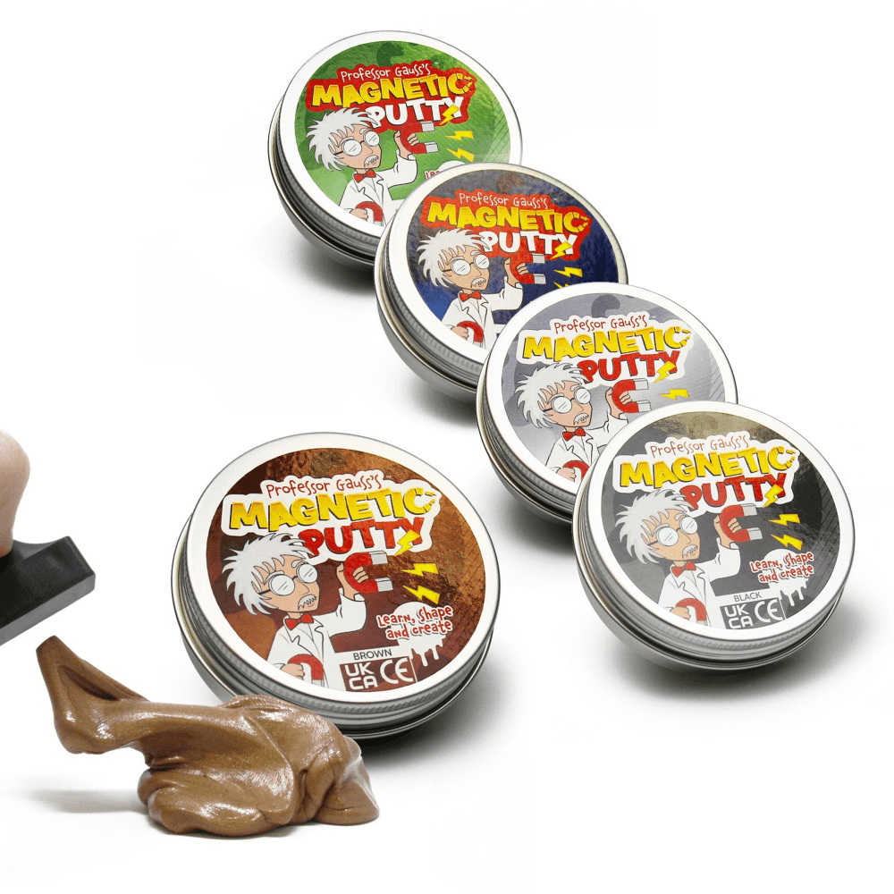 Professor Gauss™ Ultra Magnetic Putty Pack with Skittle Magnets