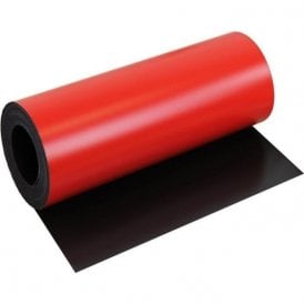 Magnetic sheet STANDARD, red matt (PVC) - SELOS - Experts on